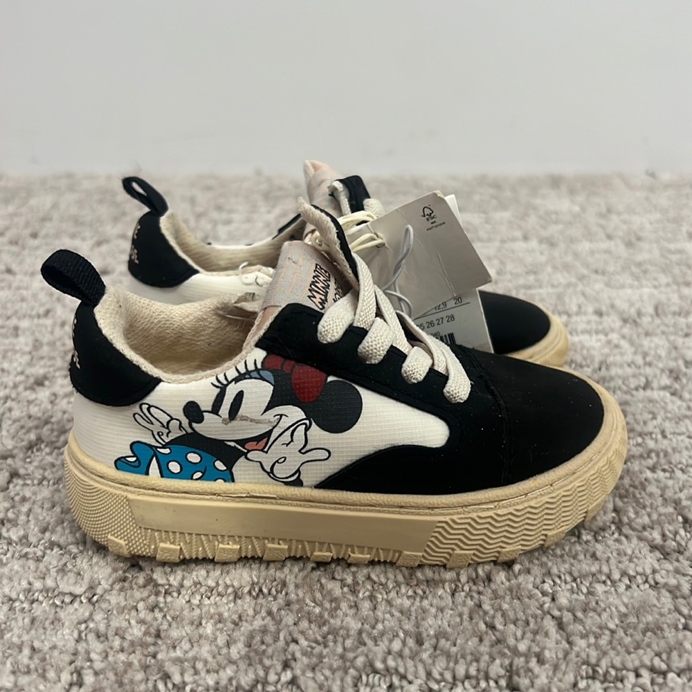 Zara Minnie Mouse Toddler Sneakers